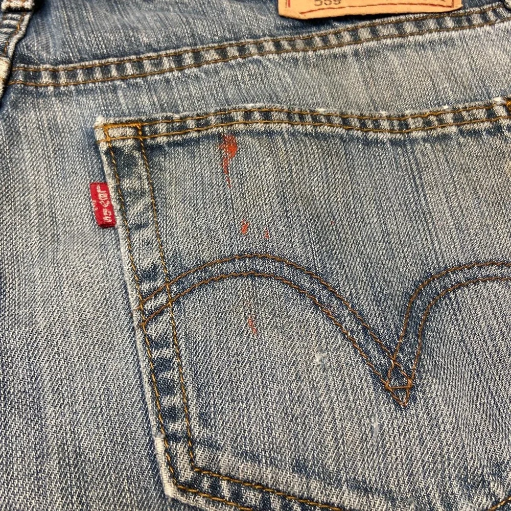 Levi's 559 Jeans Mens 33x32 Blue Denim All Day Comfort Relaxed Fit Straight Leg
